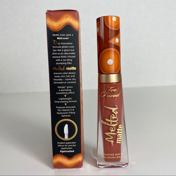 Too Faced Melted Matte Liquid Lip Pumpkin Spice - Picture 3 of 7